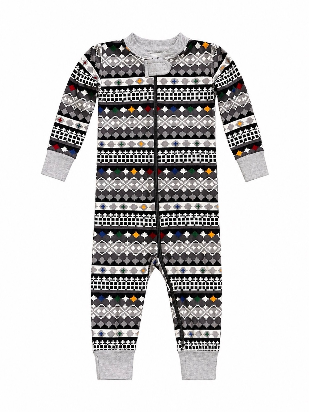 Hanna Andersson 18-24M Organic Cotton Zippered Sleeper Storyteller Fair Isle